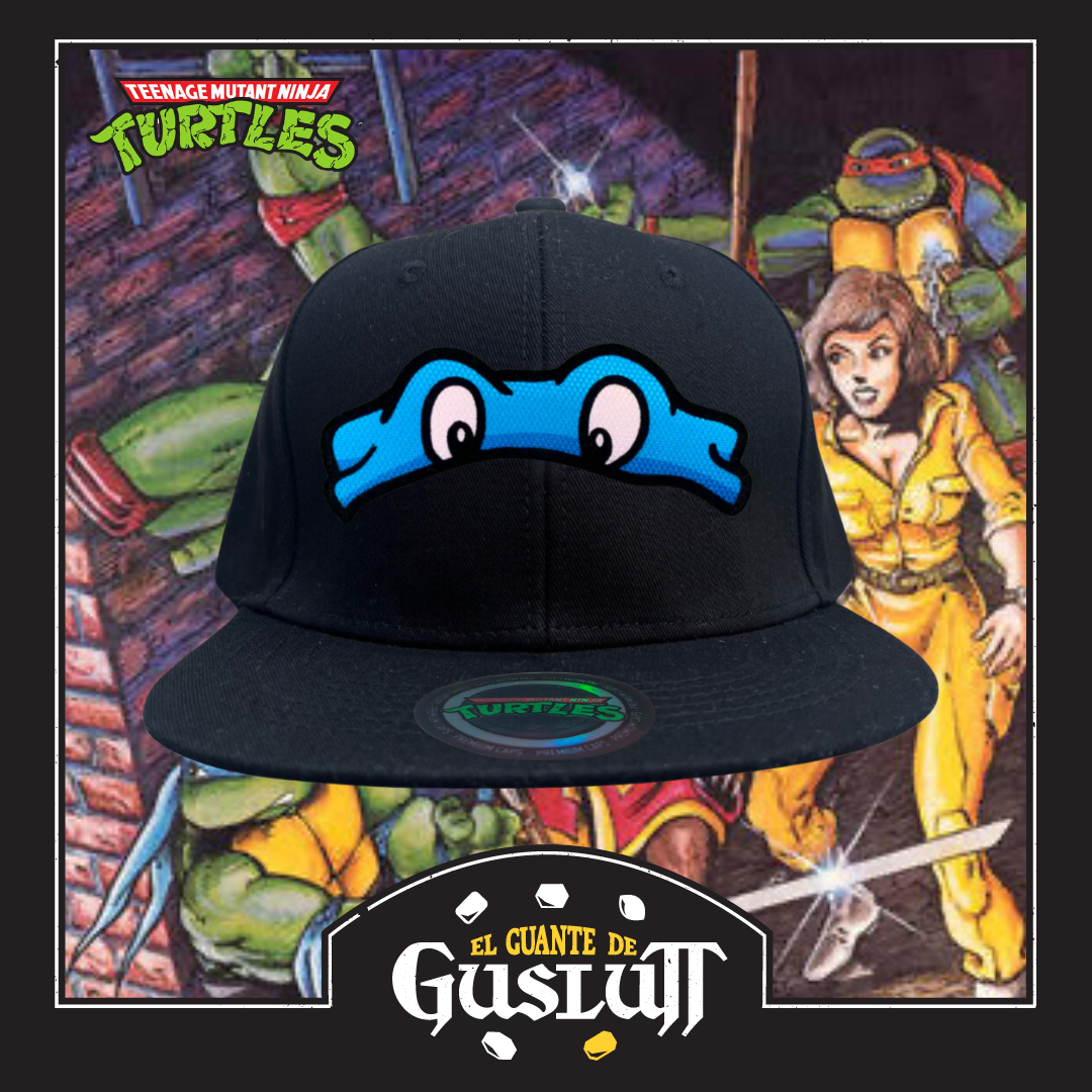 Gorra Tortugas Ninja Leonardo Snapback Negra