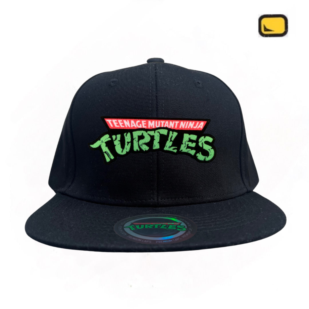 Gorra Tortugas Ninja Logo Clásico Snapback Negra