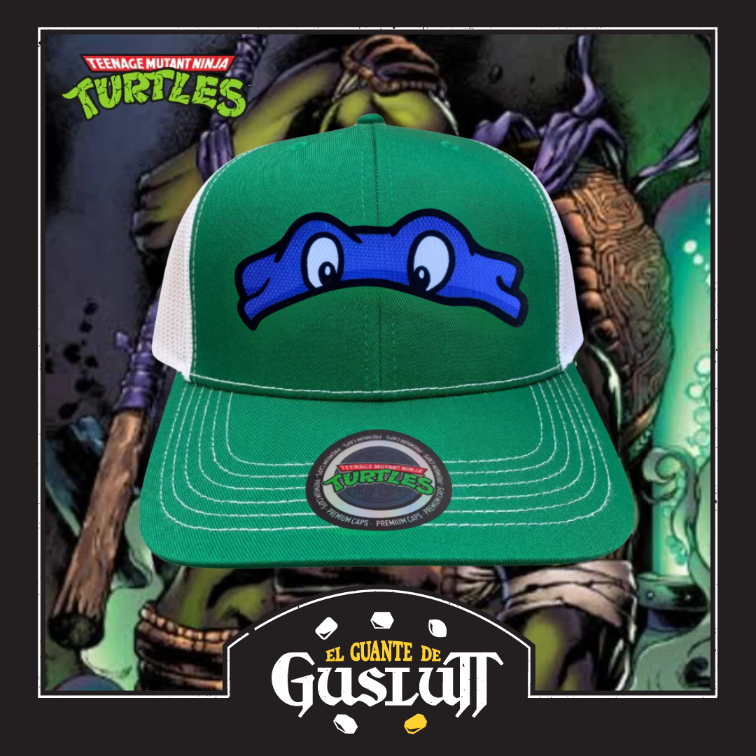 Gorra Tortugas Ninja Donatello Verde/Blanca Tipo Trucker Premium