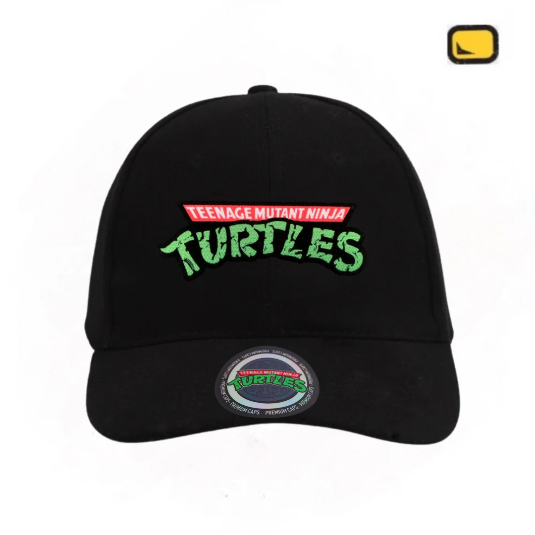 Gorra Tortugas Ninja Logo Clásico Negra