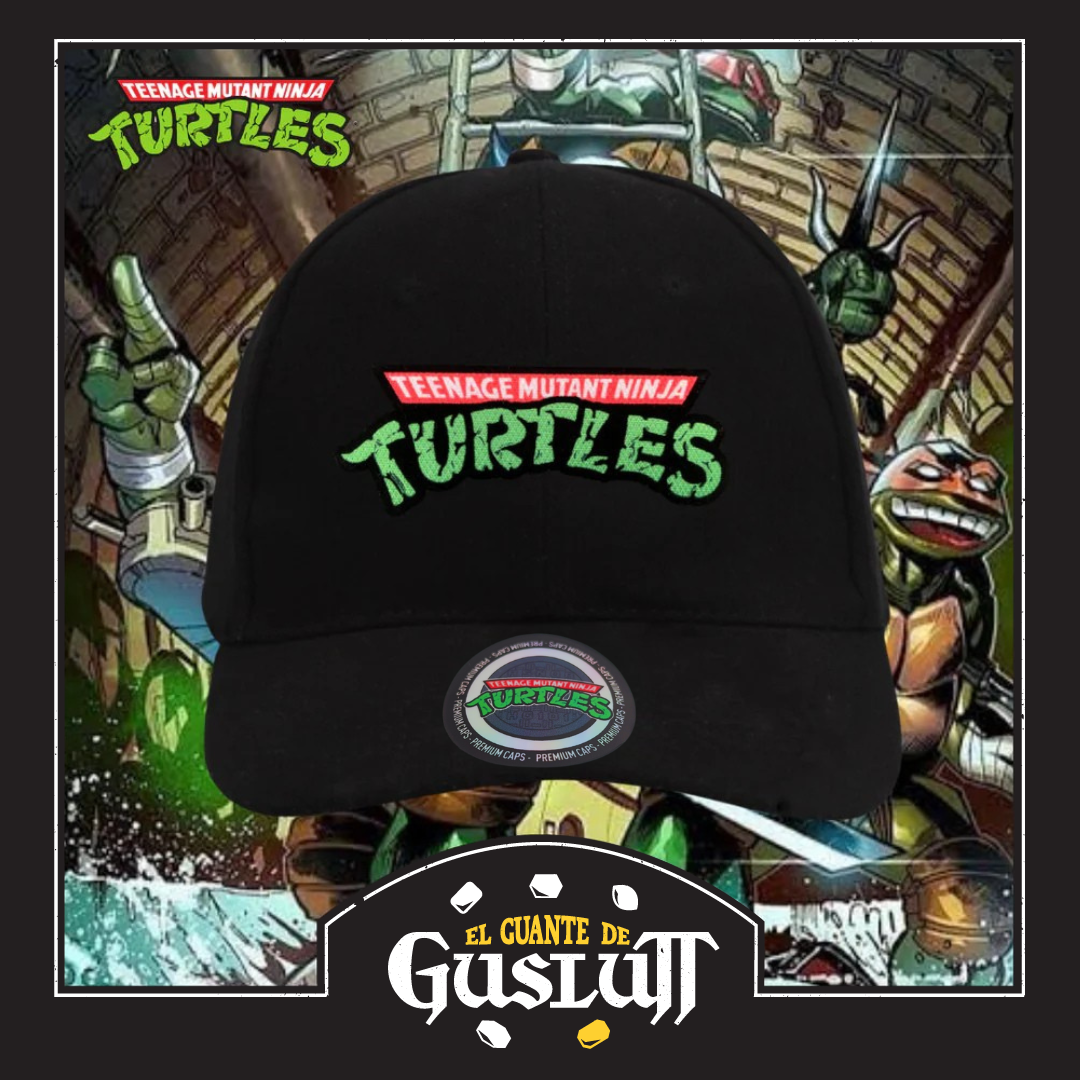 Gorra Tortugas Ninja Logo Clásico Negra