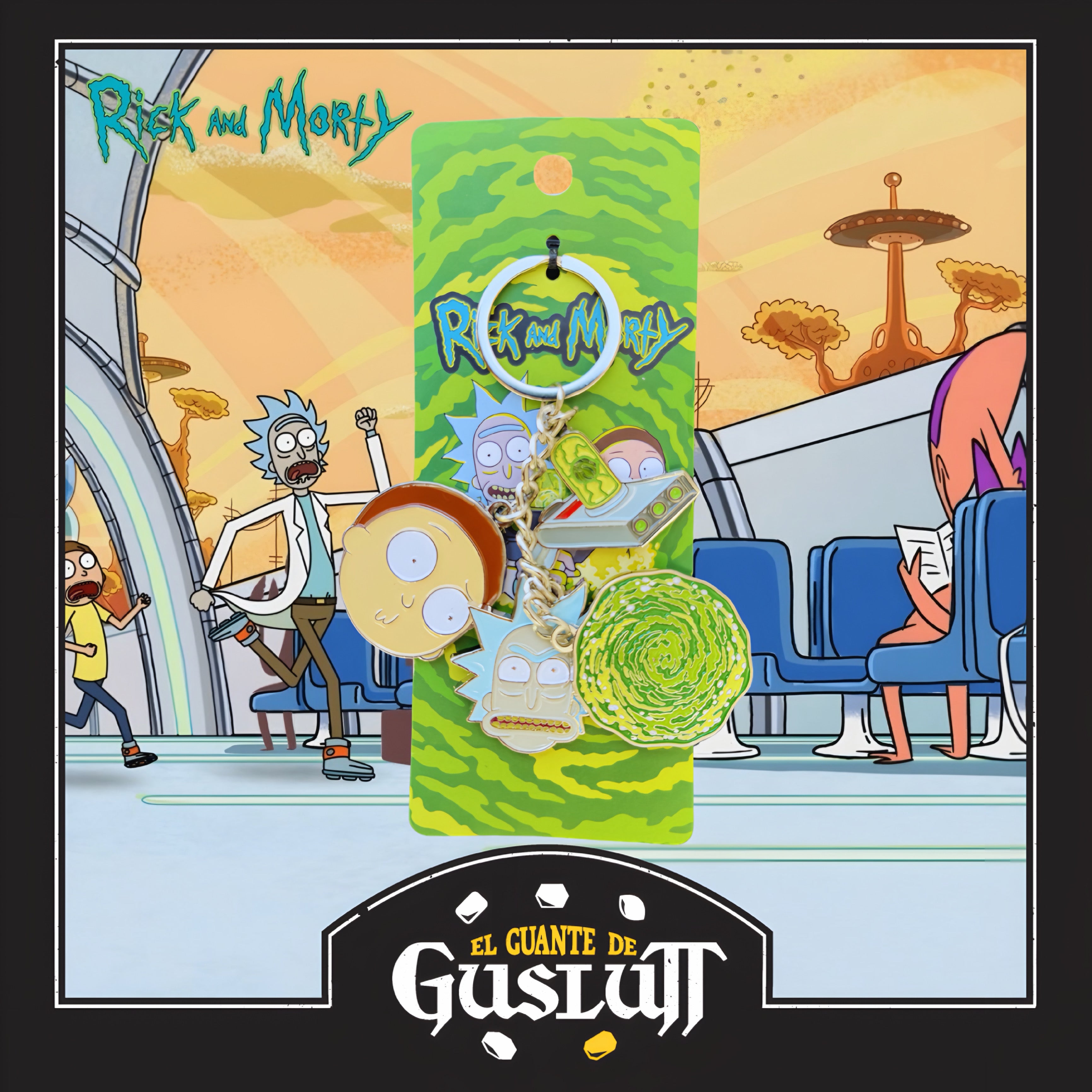 Llavero Rick and Morty Metálico Edición Limitada