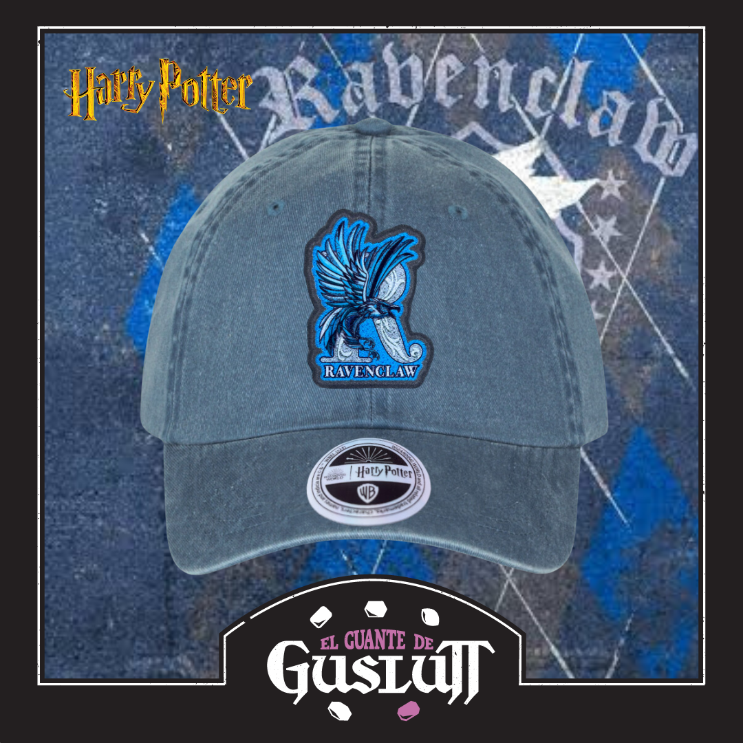 Gorra Harry Potter Ravenclaw Azul Tipo Deslavada