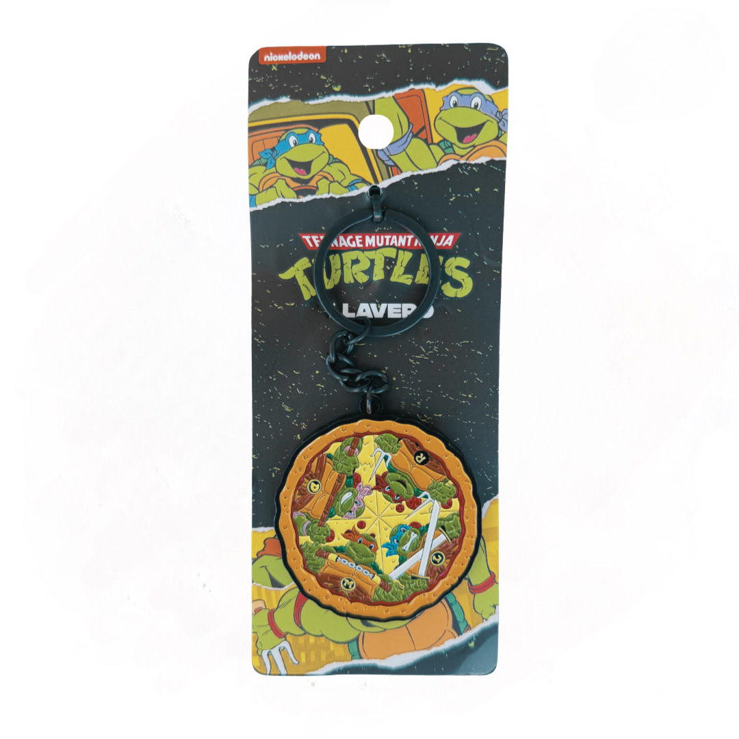 Llavero Nickelodeon Tortugas Ninja Pizza Metálico Edición Limitada