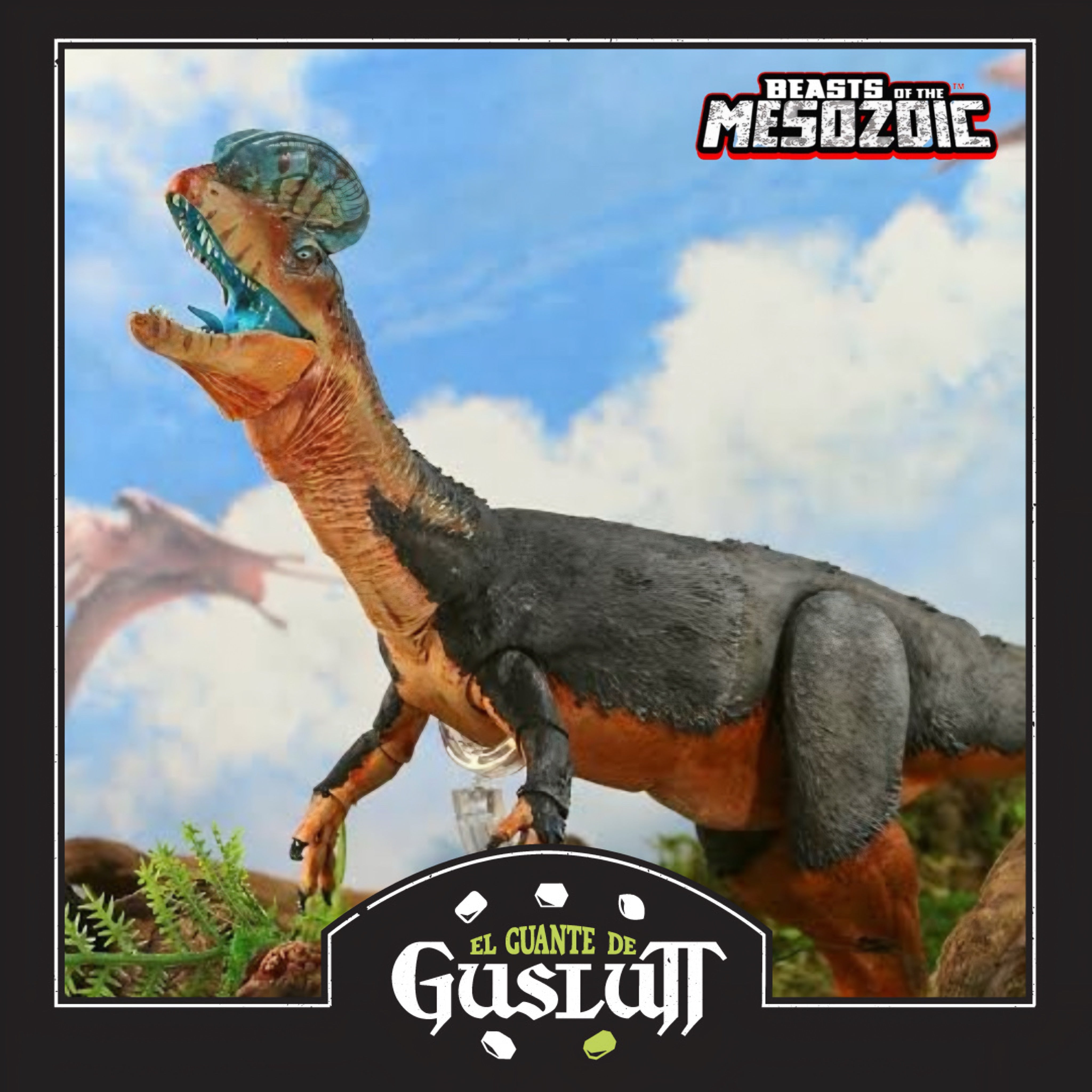Figura Beasts of the Mesozoic Dilophosaurus Wetherilli Escala 1/18