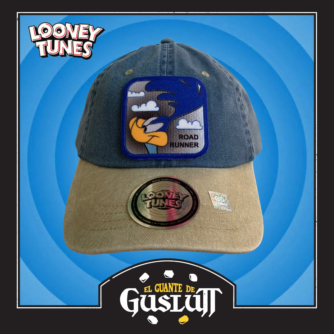 Gorra Looney Tunes Correcaminos Azul-Beige Vintage