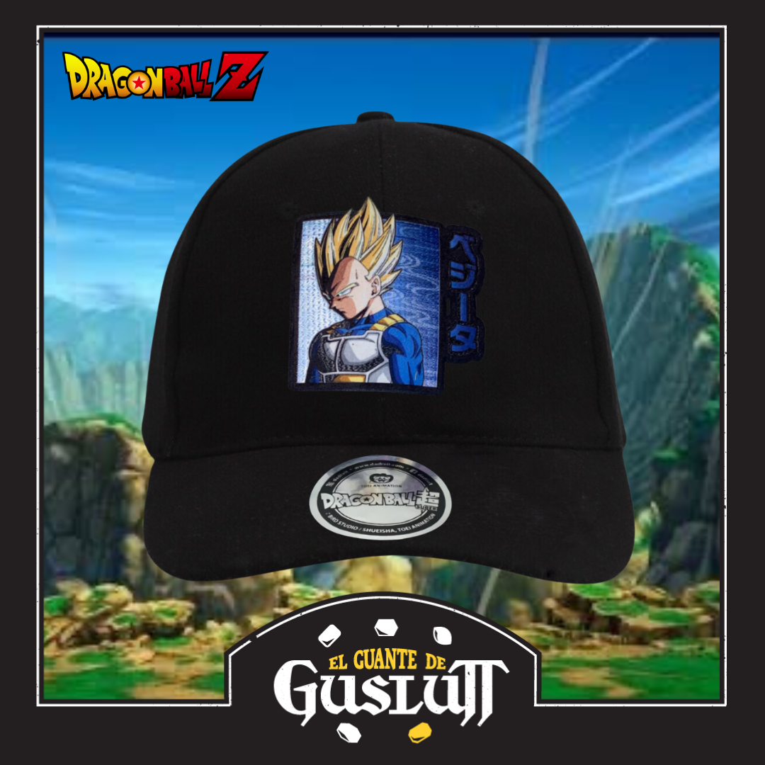 Gorra Dragon Ball Z Super Saiyan Vegeta Negra