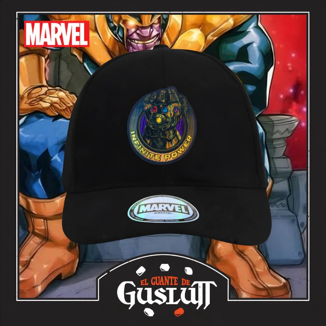 Gorra Marvel Avengers Infinity Gauntlet Negra