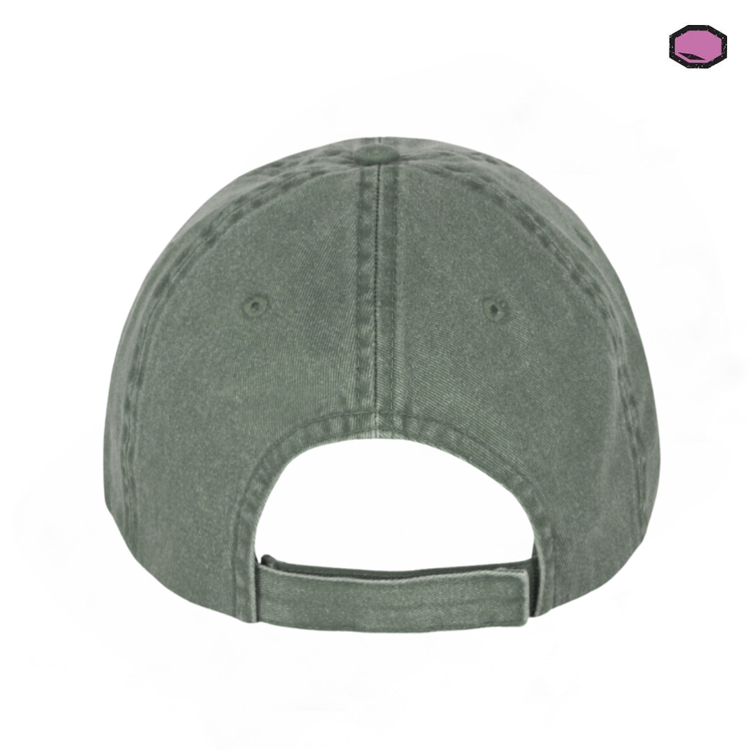 Gorra Universal Monsters Creature from the Black Lagoon Logo Clásico Verde Tipo Deslavada