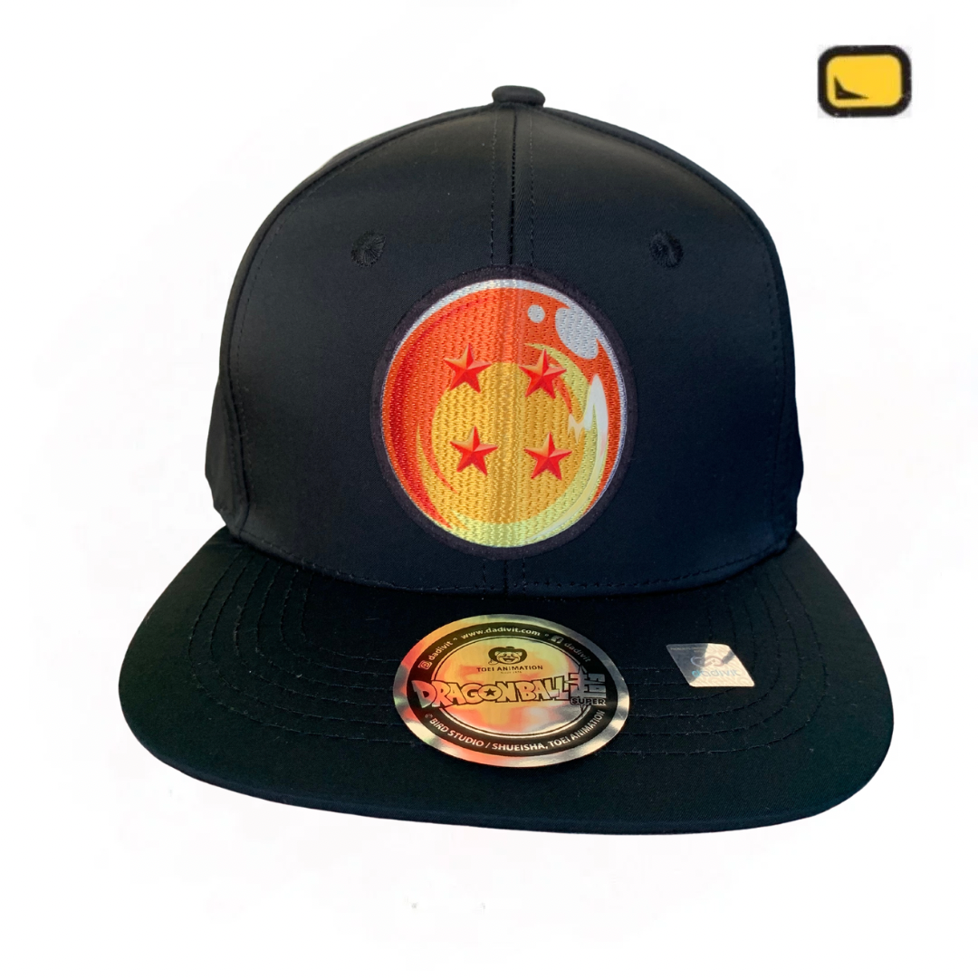 Gorra Dragon Ball Super “4 Stars” Snapback Negra