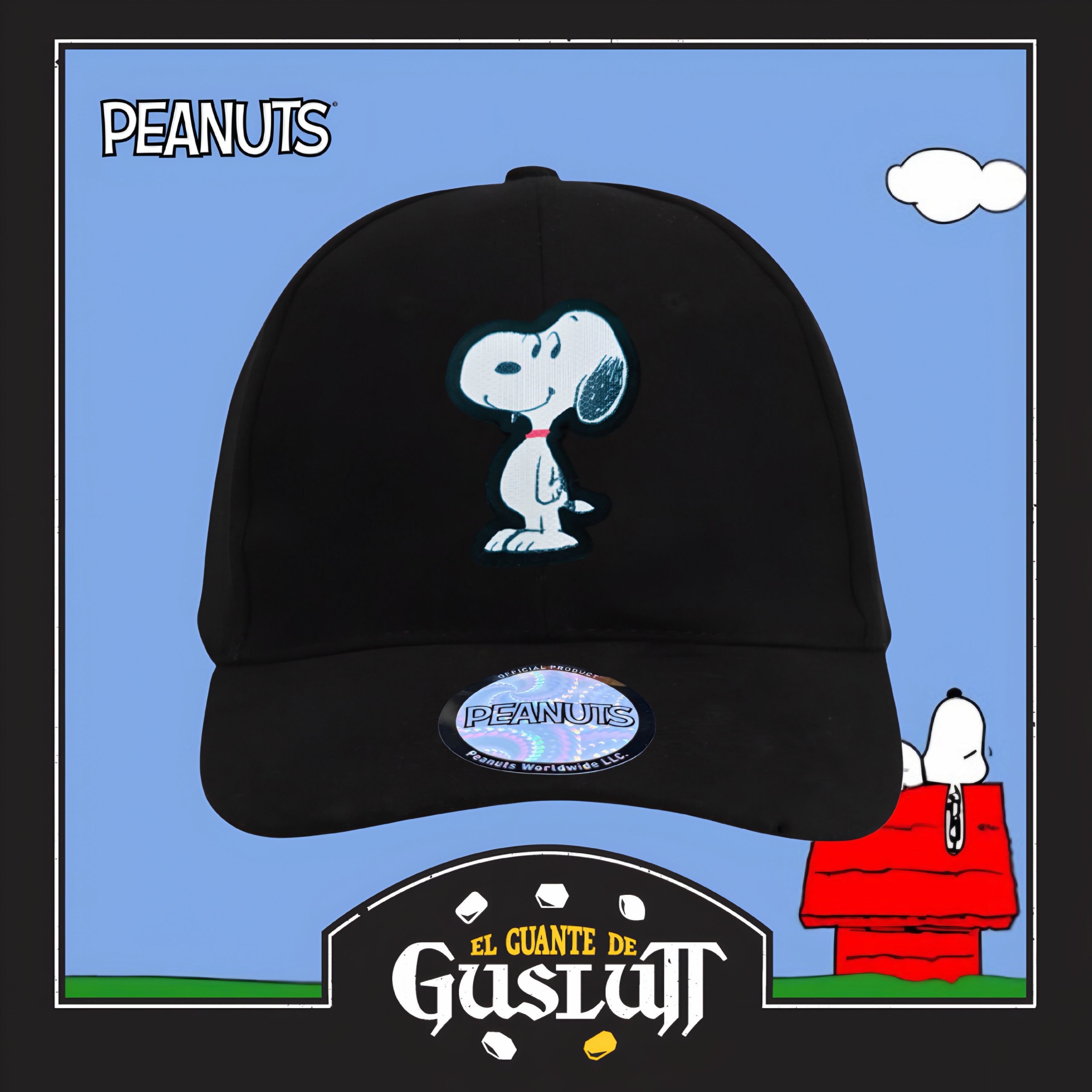 Gorra Peanuts Snoopy Negra