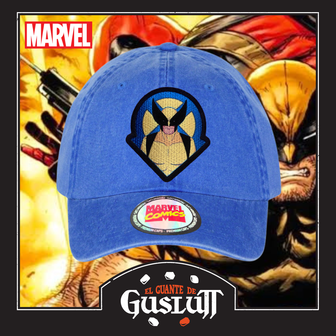 Gorra Marvel “Wolverine” Azul Royal Vintage