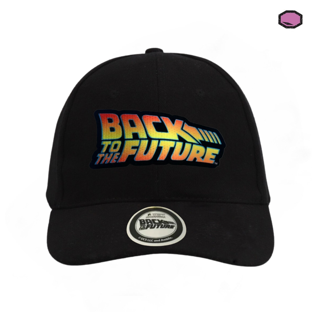 Gorra Back To The Future Logo Clásico Negra