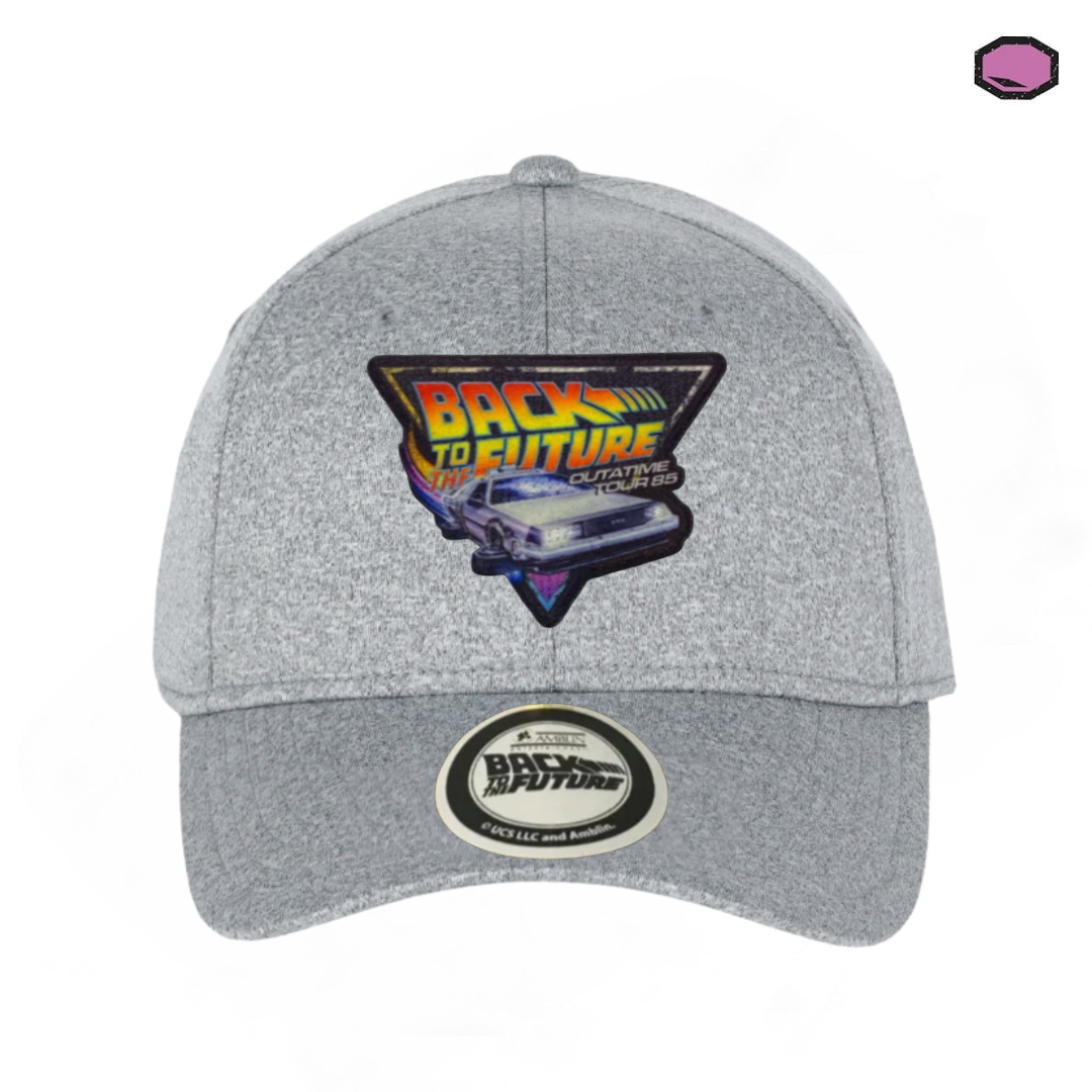 Gorra Back to the Future Outatime Tour 85 Gris Jaspe