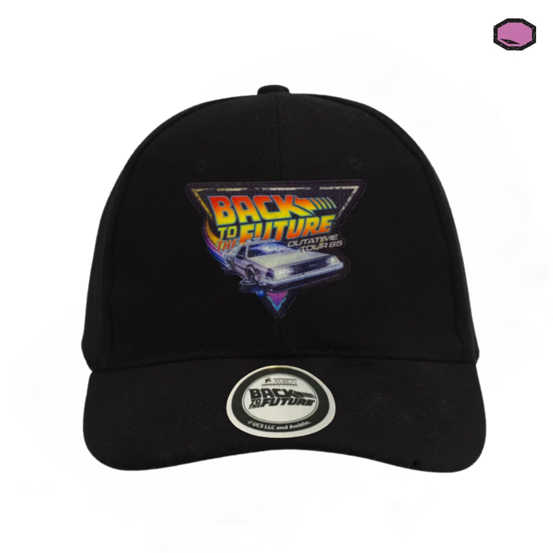 Gorra Back to the Future Outatime Tour 85 Negra