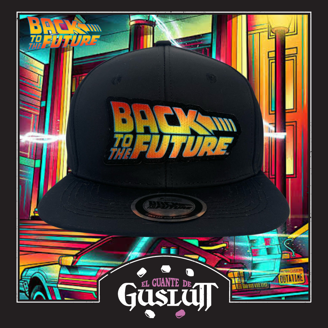 Gorra Back to the Future Logo Clásico Snapback Negra