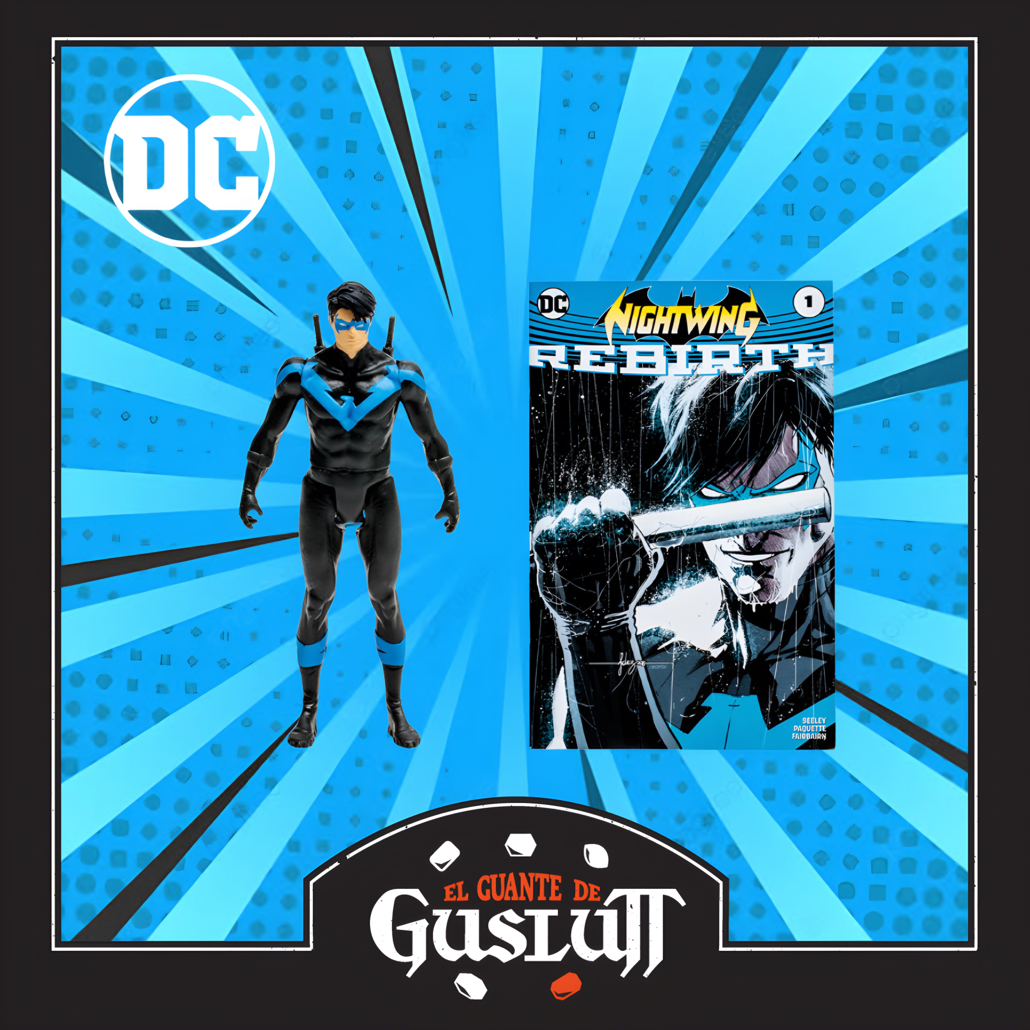 Mcfarlane Toys DC Multiverse Page Punchers Nightwing Rebirth