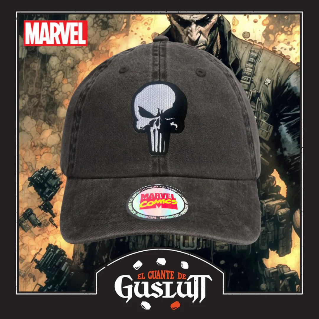 Gorra Marvel “The Punisher” Gris Vintage