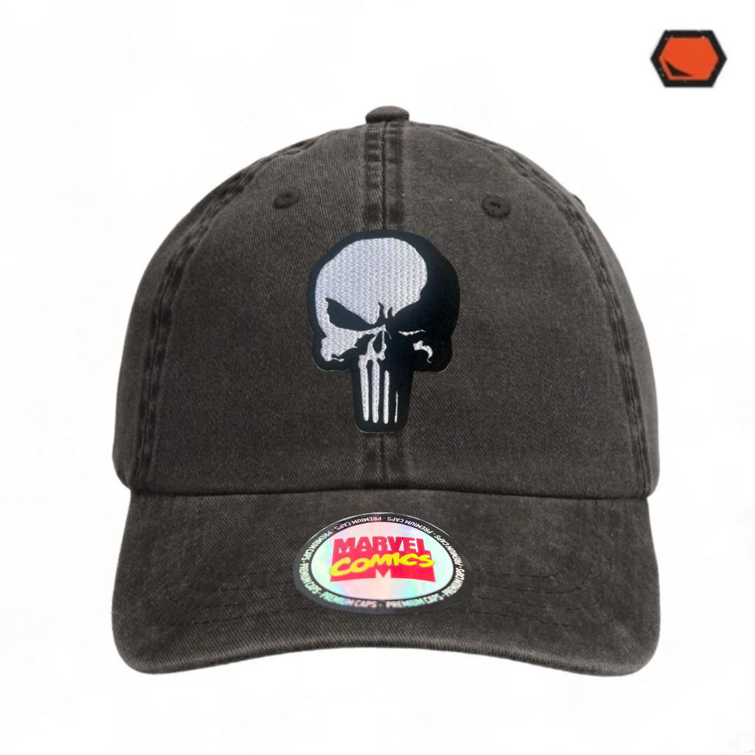 Gorra Marvel “The Punisher” Gris Vintage