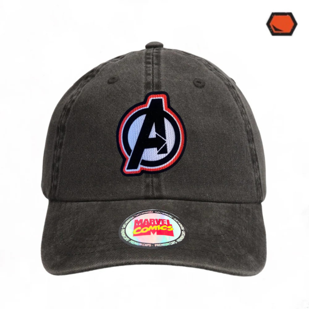 Gorra Marvel “Avengers Classic Logo” Gris Vintage