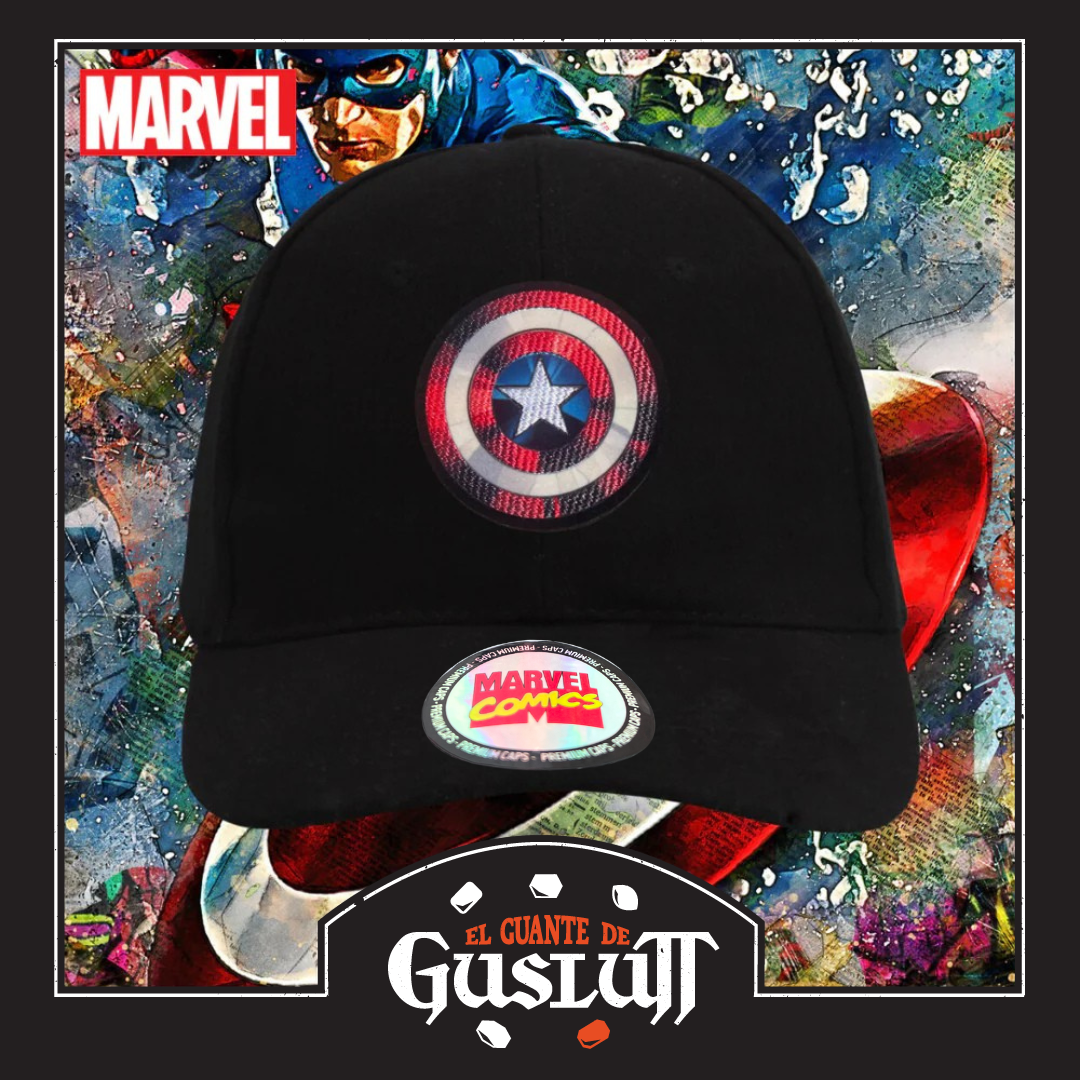 Gorra Marvel Captain America “The First Avenger” Negra