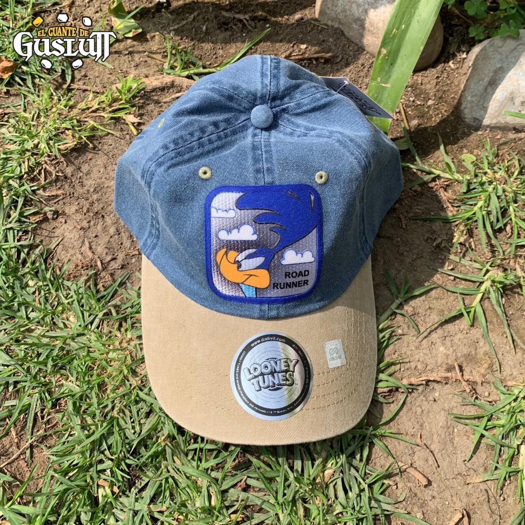 Gorra Looney Tunes Correcaminos Azul-Beige Vintage