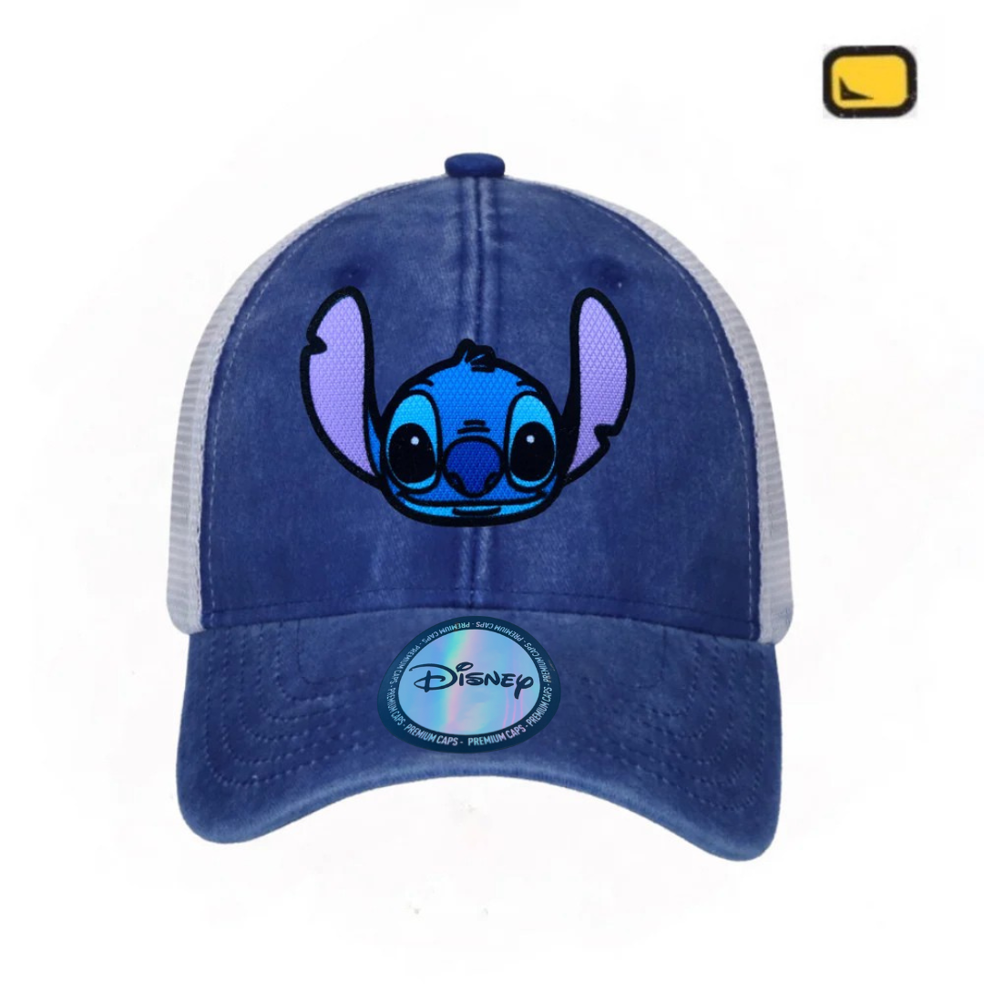 Gorra Lilo & Stitch “Experiment 626” Azul Royal-Blanca Trucker