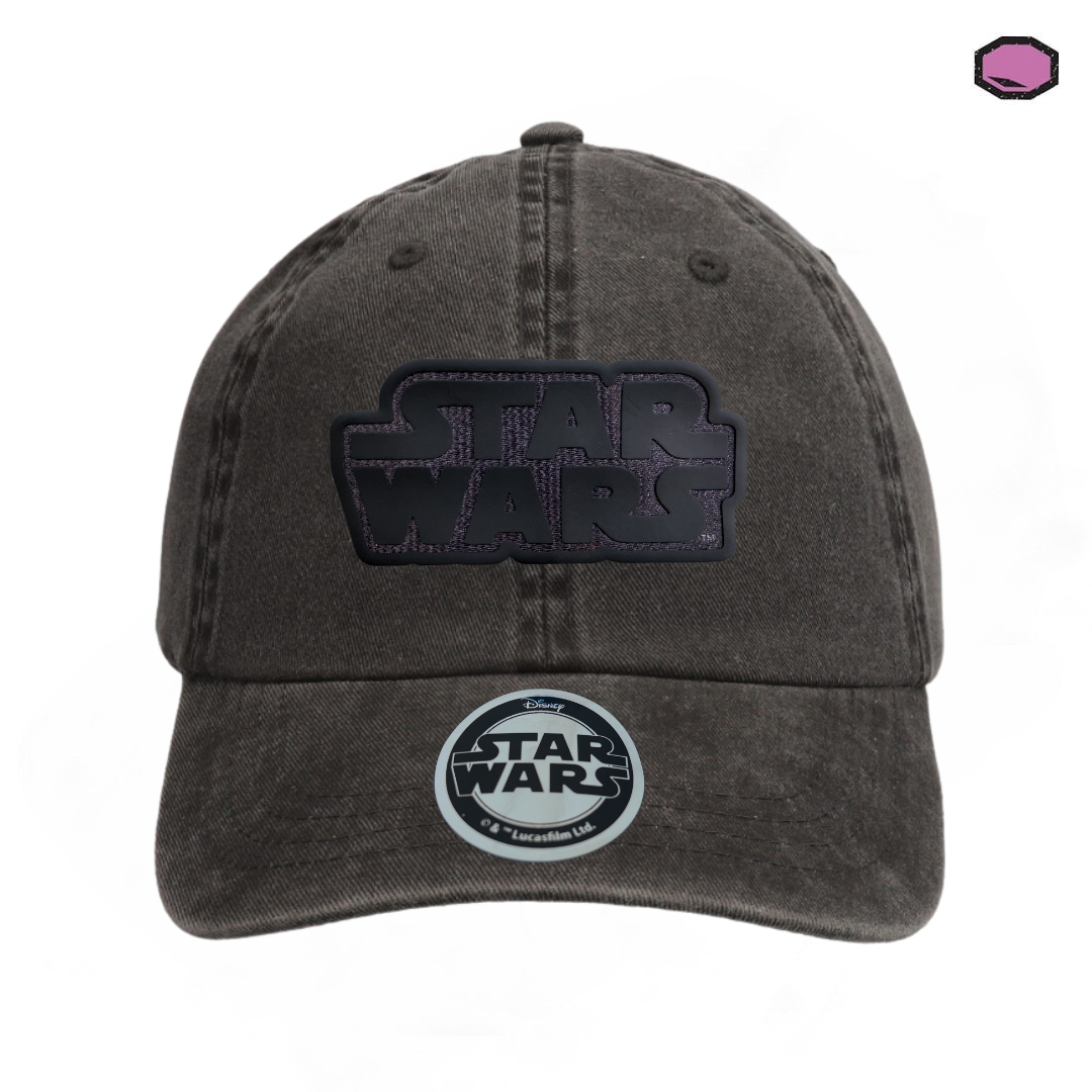 Gorra Star Wars Logo Gris Tipo Deslavada