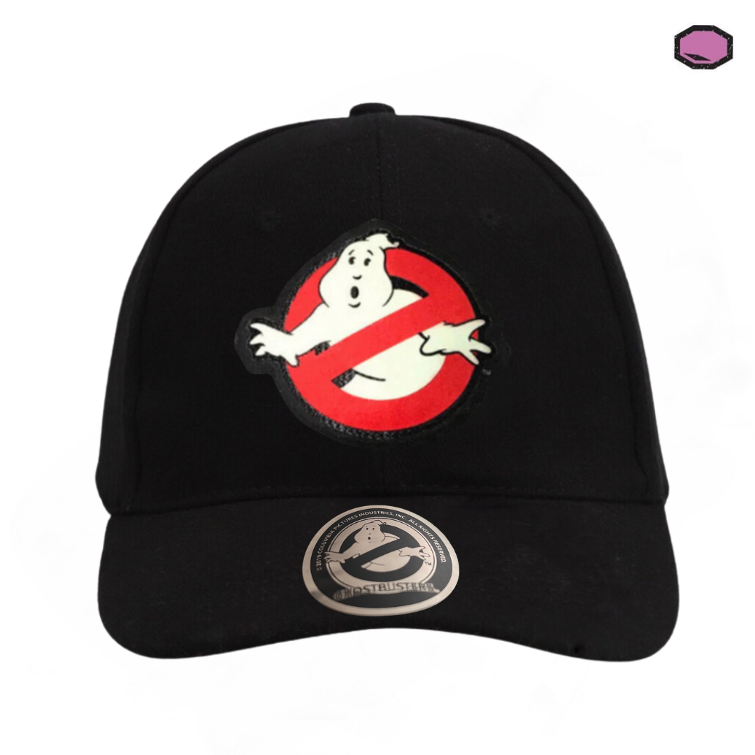 Gorra Los Cazafantasmas Logo Clásico con efecto de brillo en la oscuridad Negra