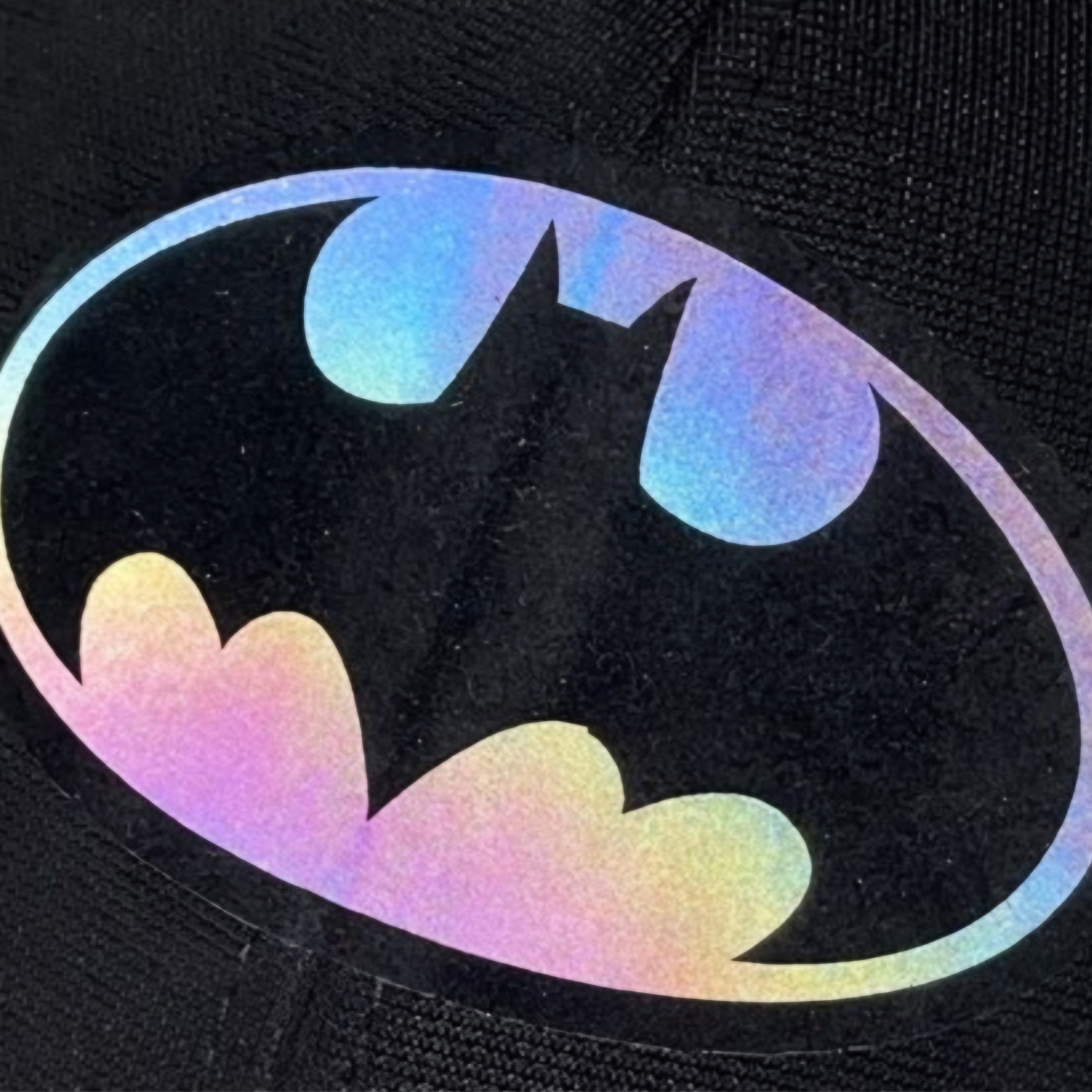 Gorra DC Comics Batman Logo Iridiscente Negra