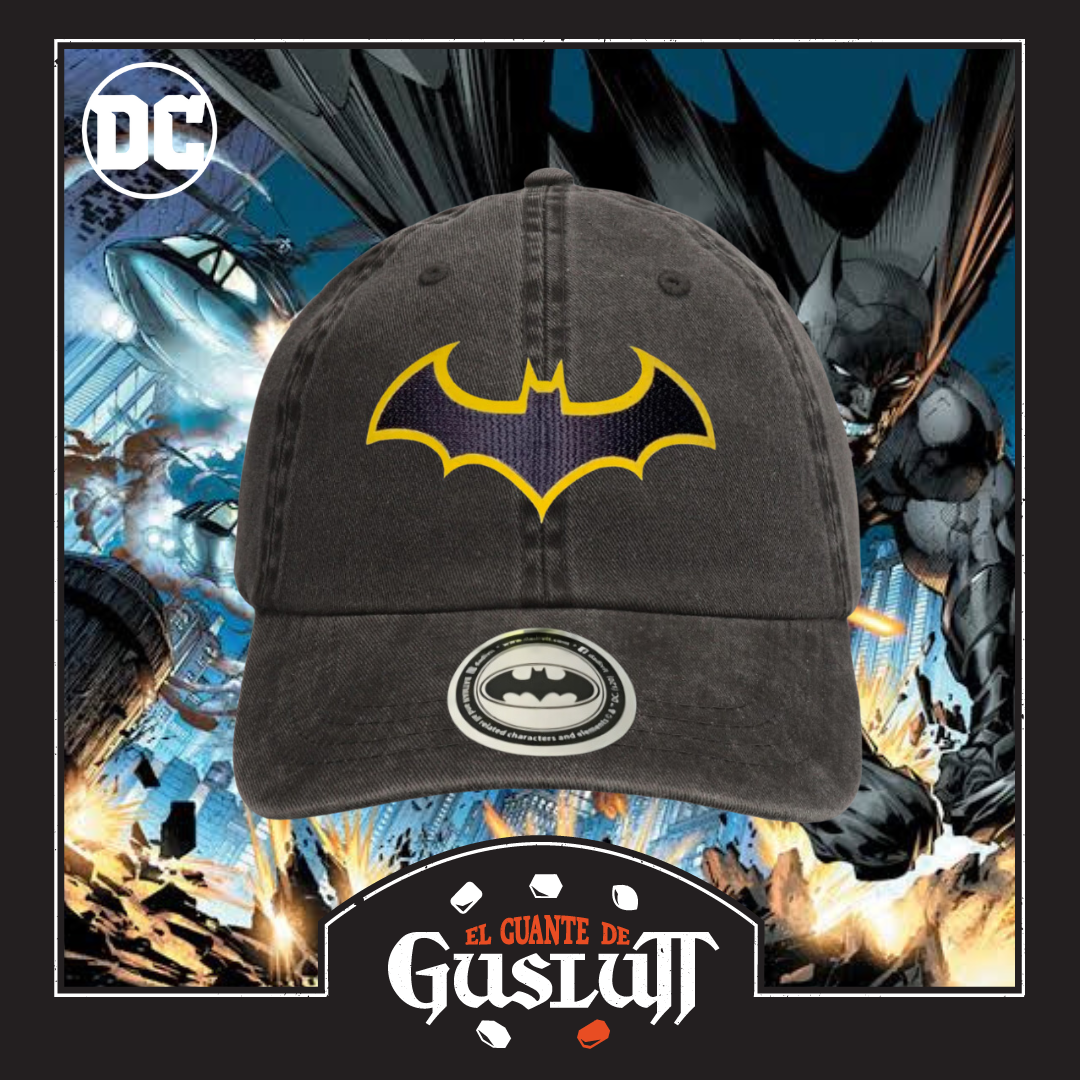 Gorra DC Comics Batman (Dark Knight) Gris Tipo Deslavada
