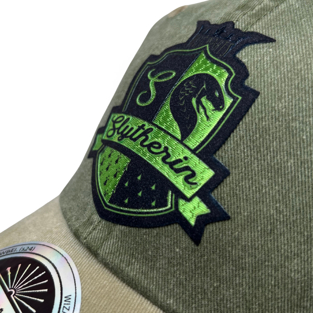 Gorra Harry Potter Casa Slytherin Verde Vintage