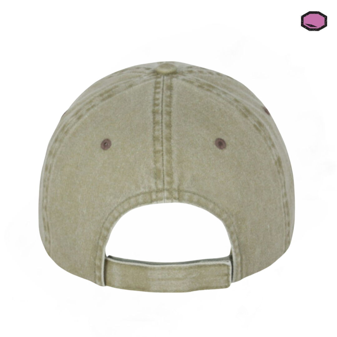Gorra Los Cazafantasmas Slimer Beige/Café Tipo Deslavada