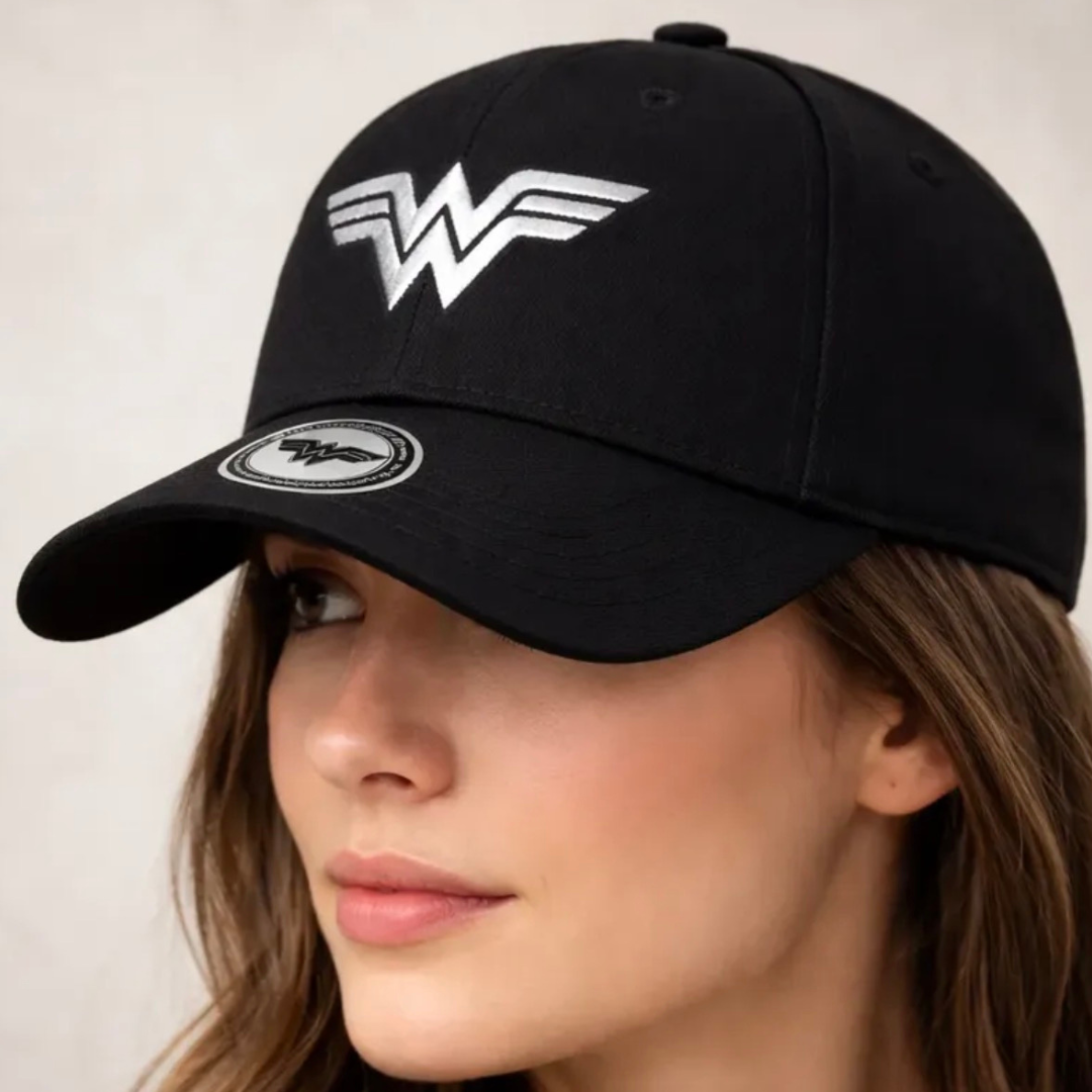 Gorra DC Comics Wonder Woman Black & White Negra