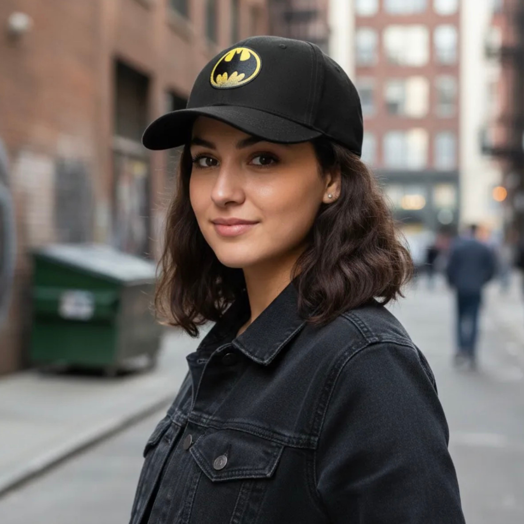 Gorra DC Comics Batman Batiseñal Negra
