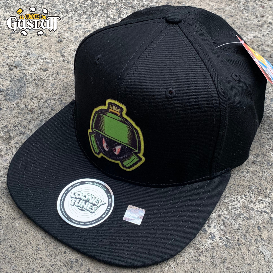 Gorra Looney Tunes “Mad Marvin” Snapback Negra