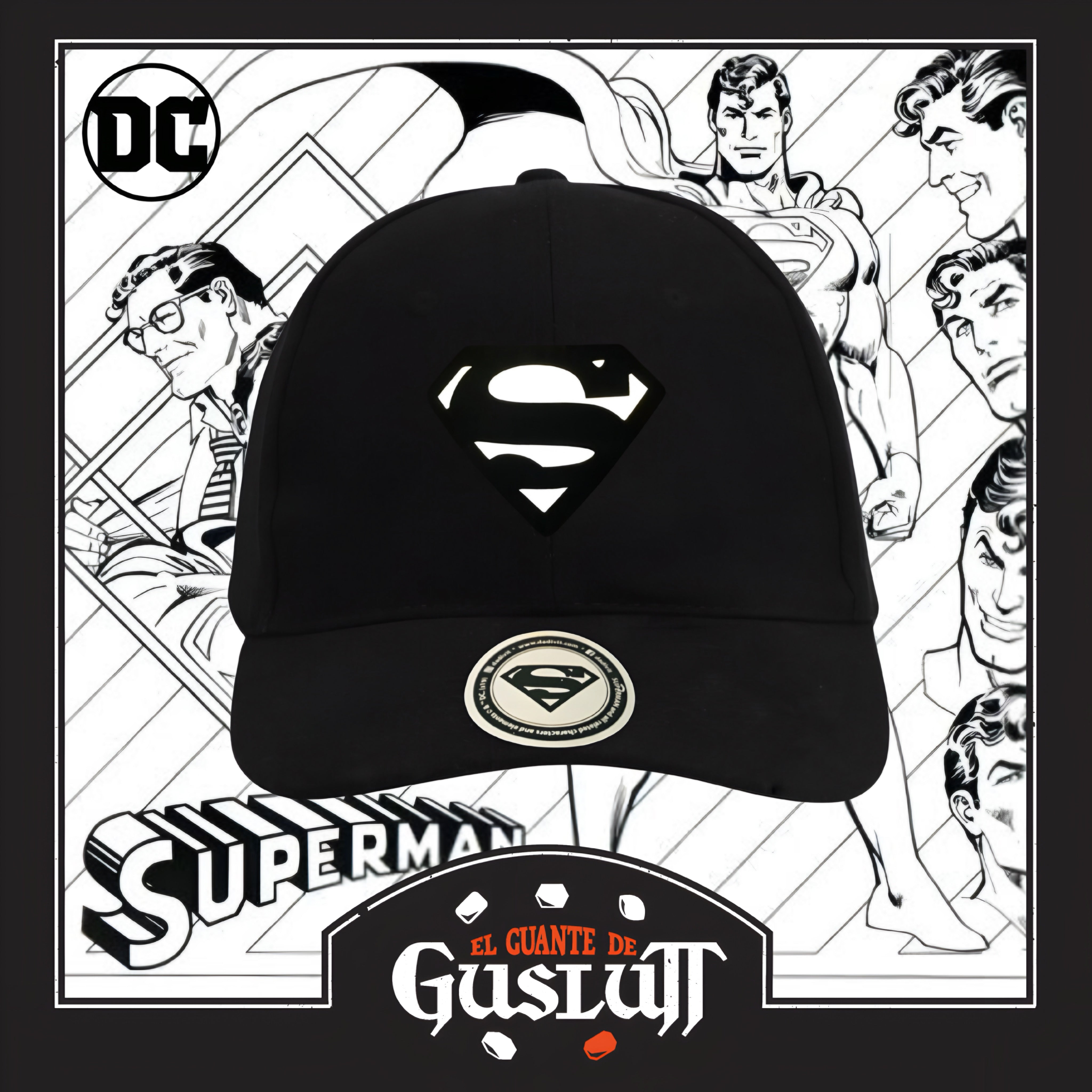 Gorra DC Comics Superman Reflective Logo Premium Flex Fit
