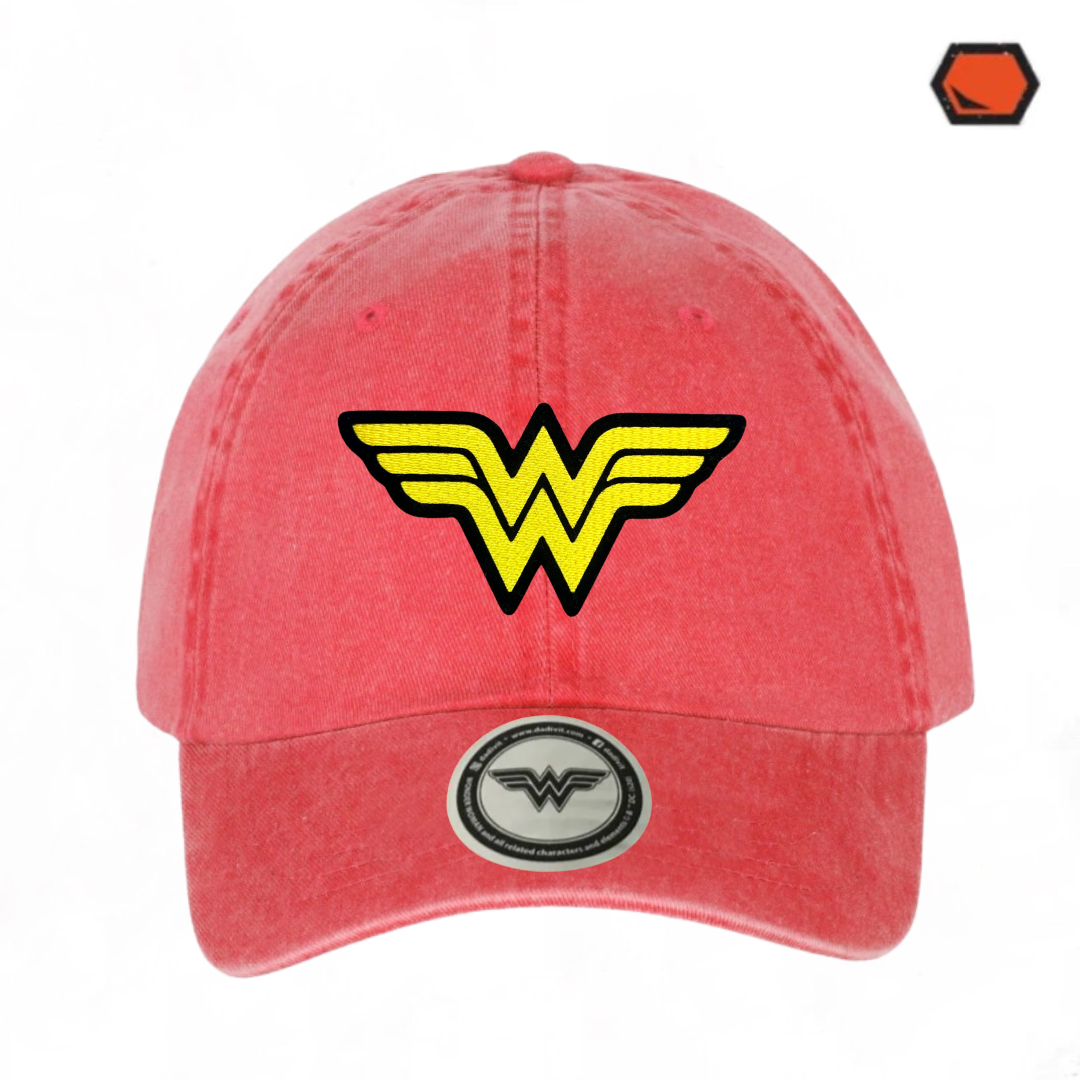 Gorra DC Comics Wonder Woman “Classic Logo” Coral Vintage