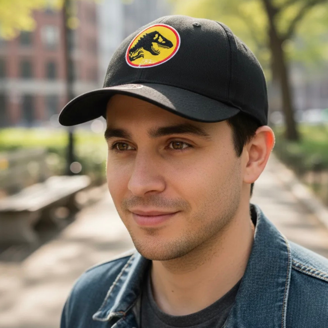 Gorra Jurassic Park Edición 30 Aniversario Negra