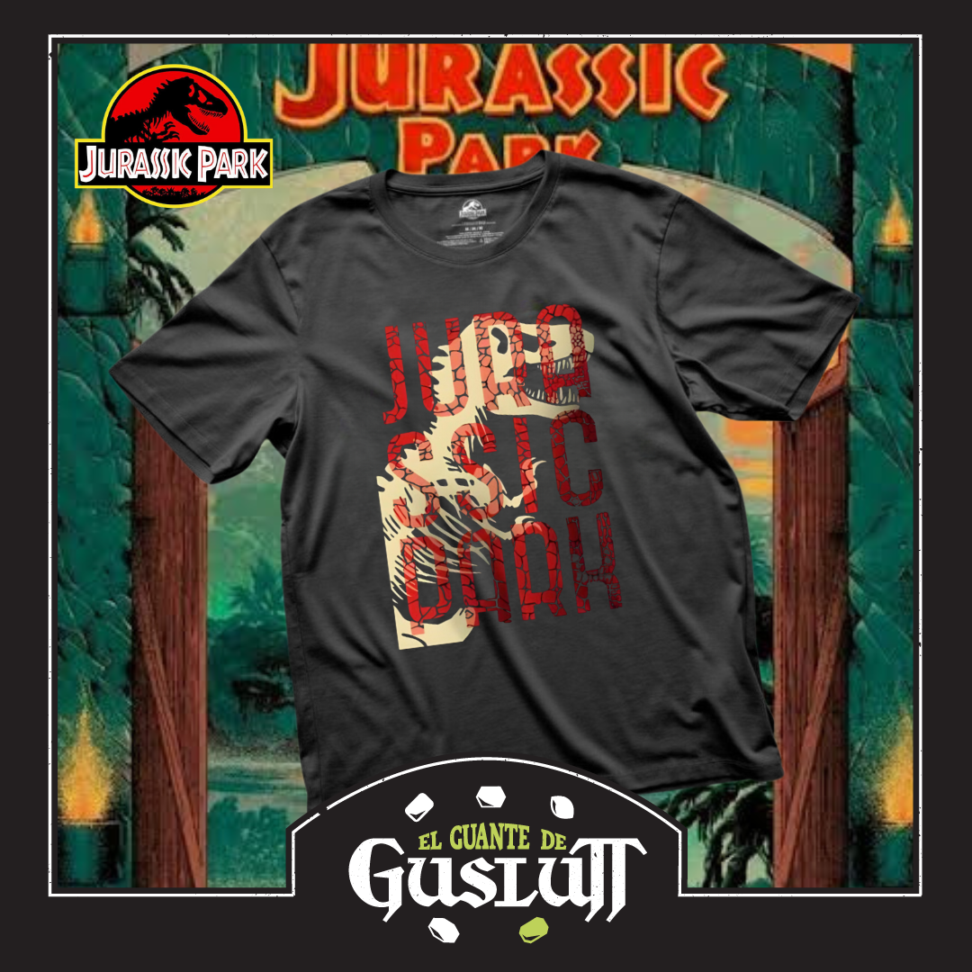 Playera Jurassic Park Edición 30 Aniversario V2 Negra