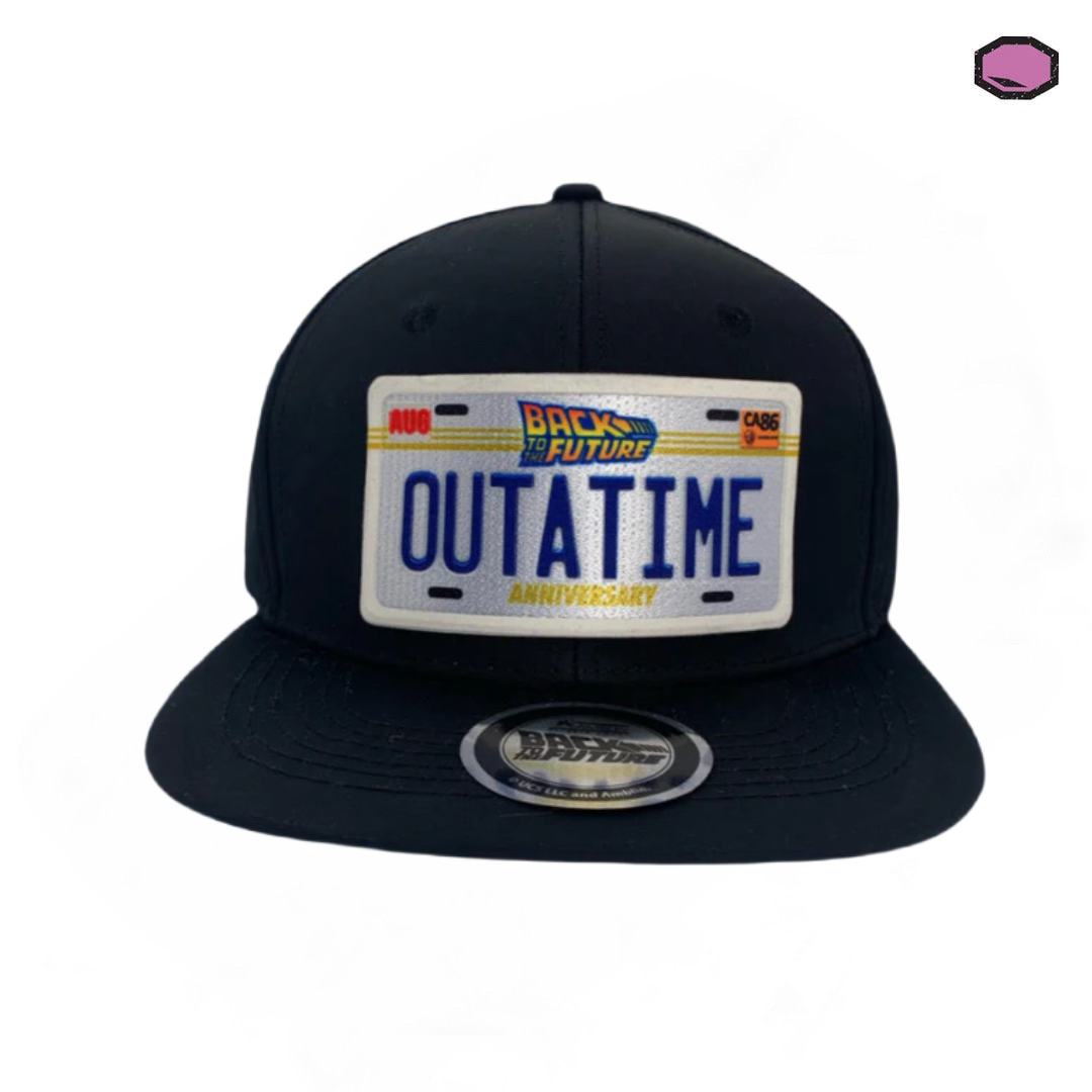 Gorra Back to the Future “Outatime” Snapback Negra