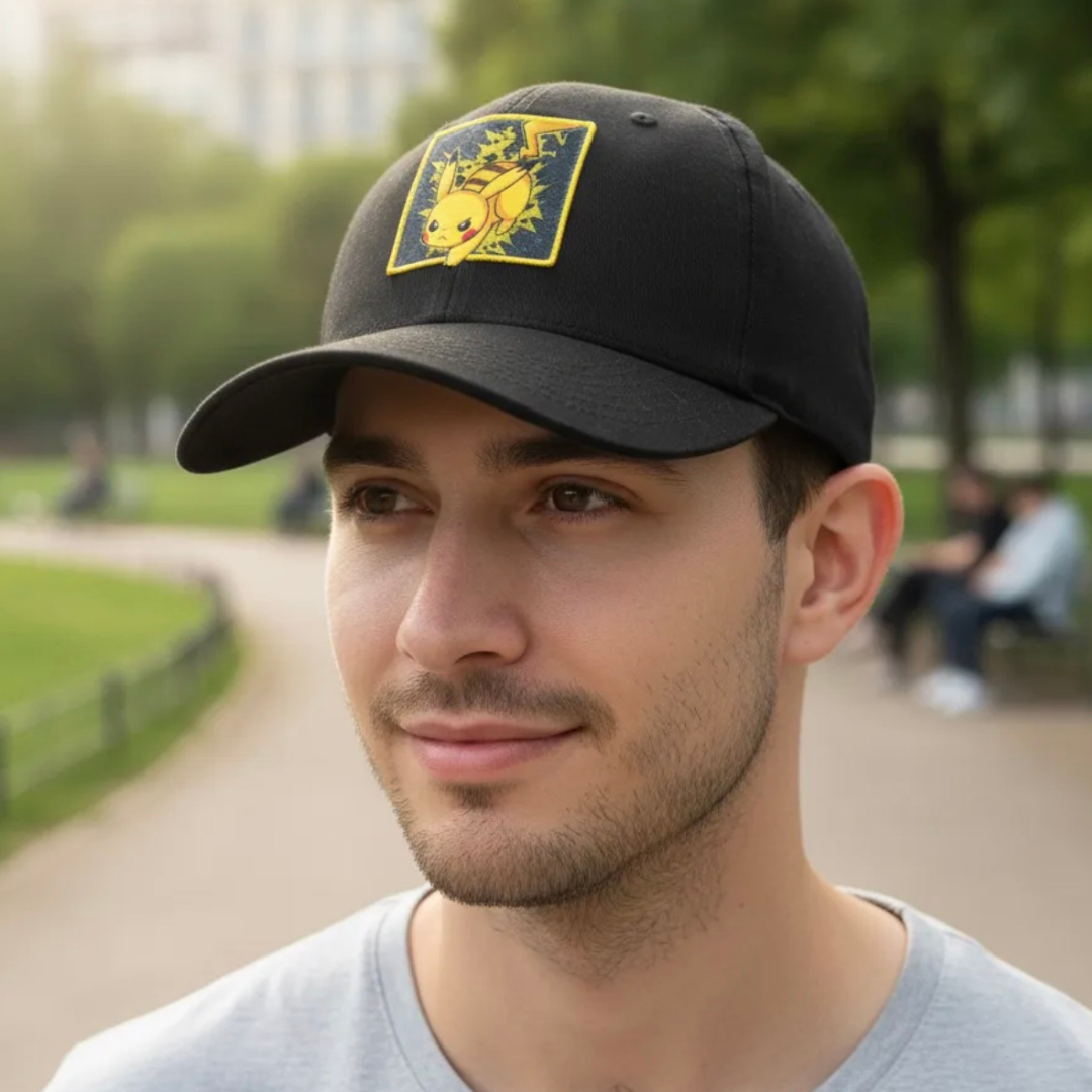 Gorra Pokémon Pikachu Negra