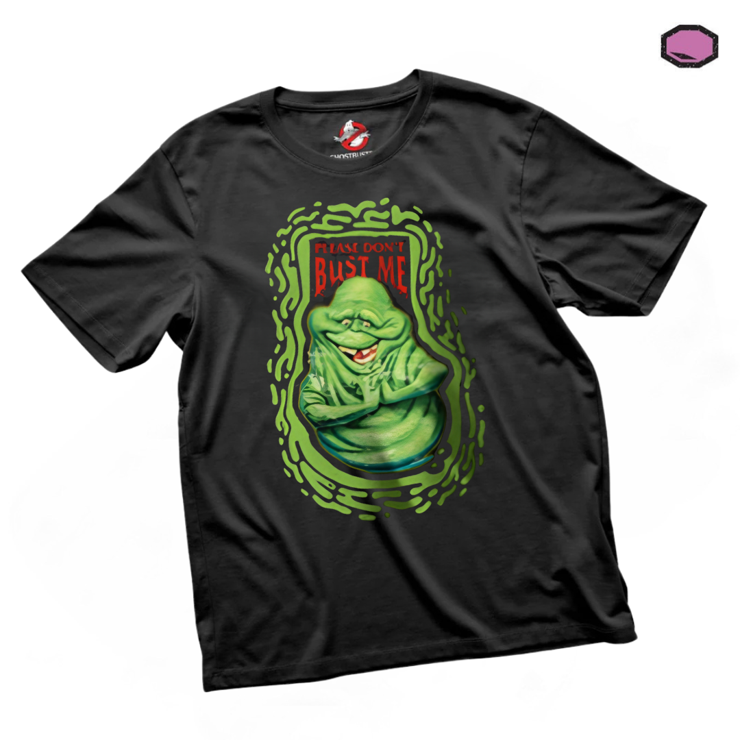 Playera Los Cazafantasmas Slimer Negra