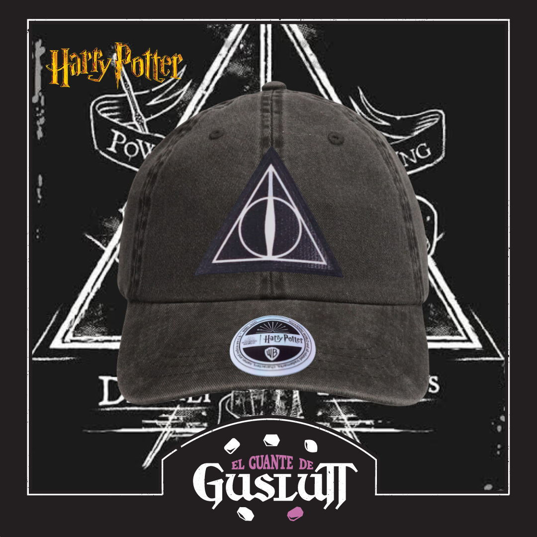 Gorra Harry Potter Reliquias de la Muerte Gris Tipo Deslavada