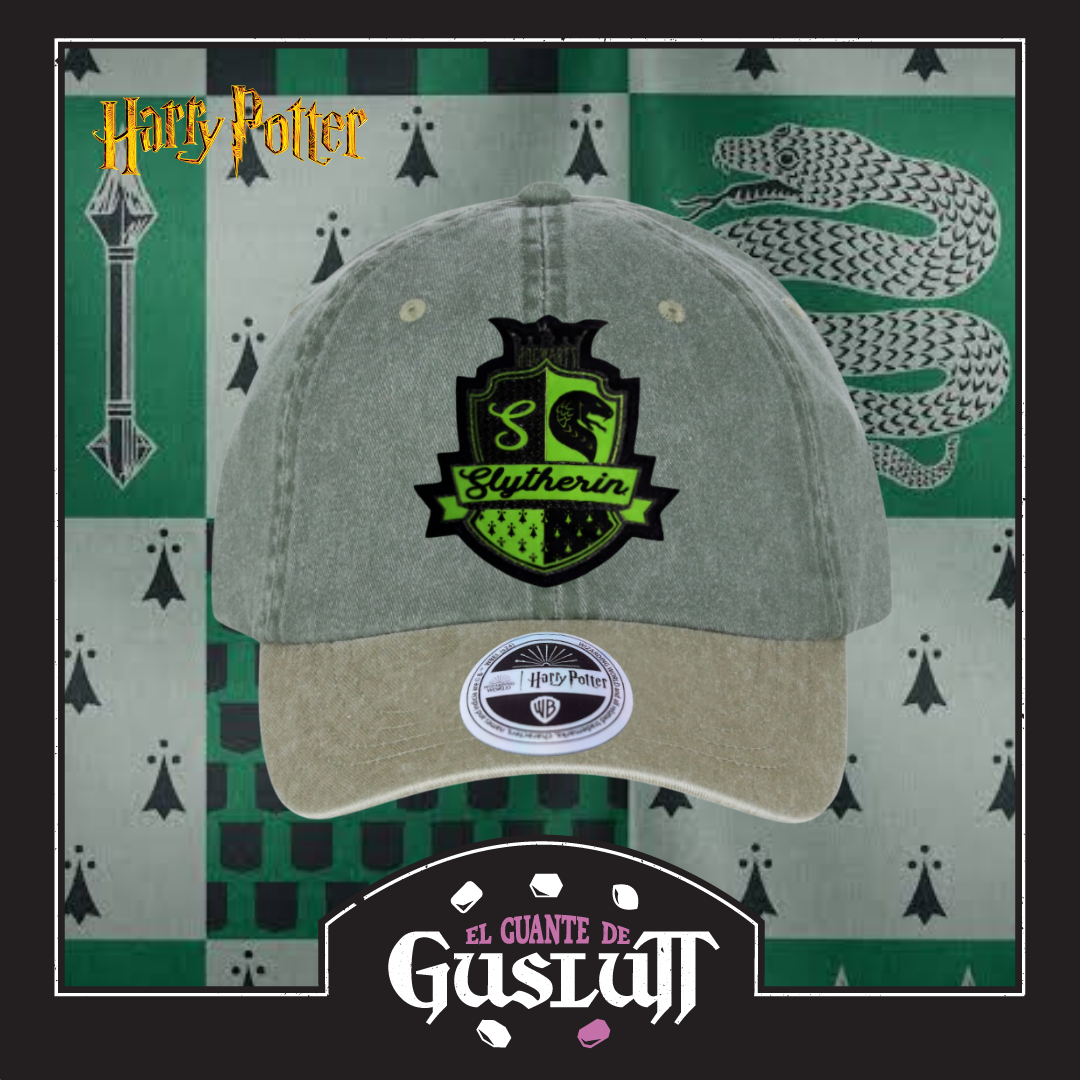 Gorra Harry Potter Casa Slytherin Verde Vintage