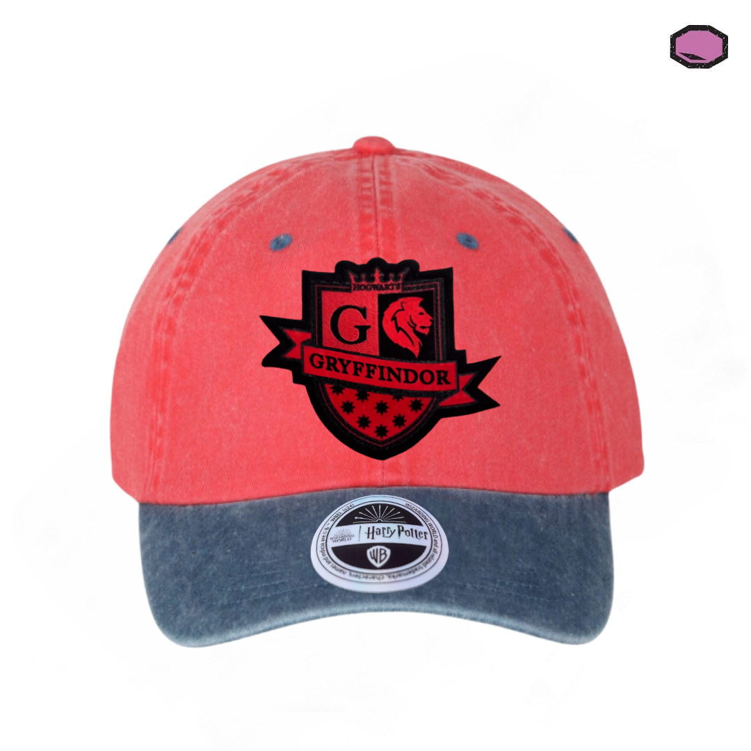 Gorra Harry Potter Casa Gryffindor Roja-Azul Vintage