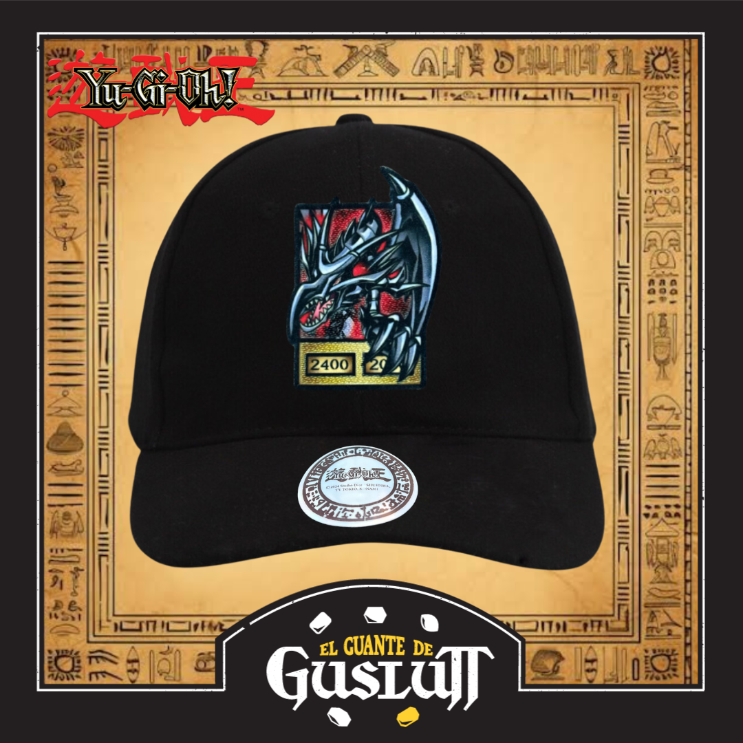 Gorra Yu-Gi-Oh! Dragón Negro de Ojos Rojos Negra