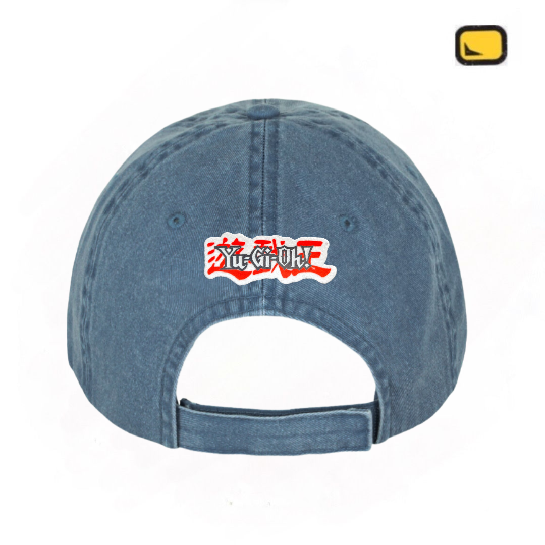 Gorra Yu-Gi-Oh! Dragón Blanco de Ojos Azules Azul Tipo Deslavada