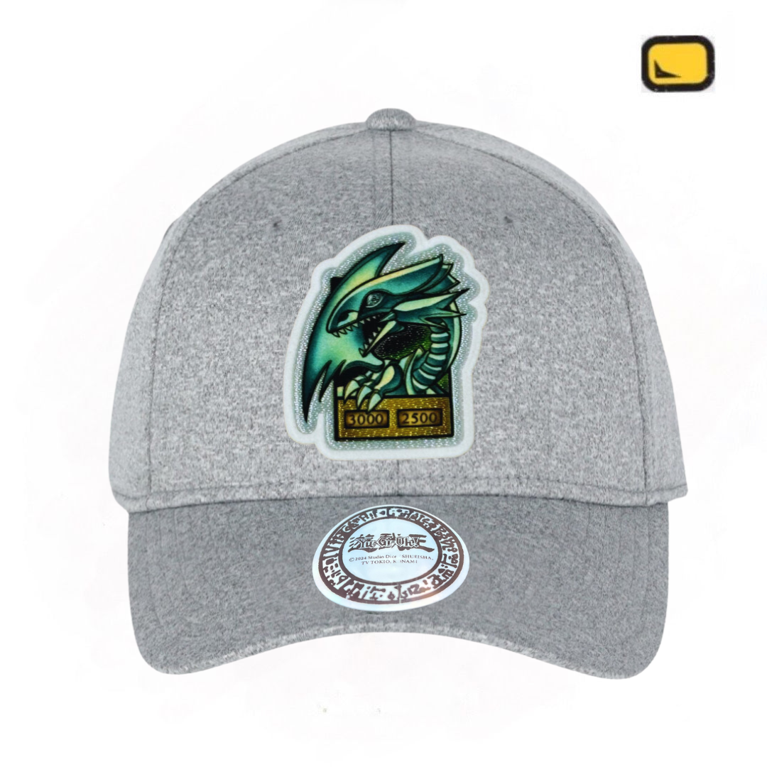 Gorra Yu-Gi-Oh! Dragón Blanco de Ojos Azules Gris Jaspe