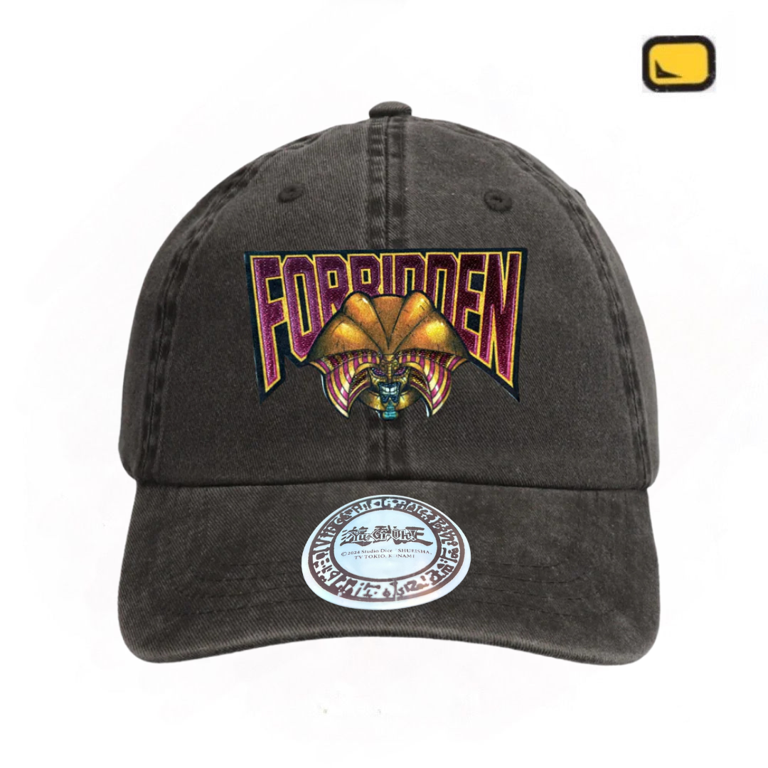 Gorra Yu-Gi-Oh! Exodia el Prohibido Gris Tipo Deslavada